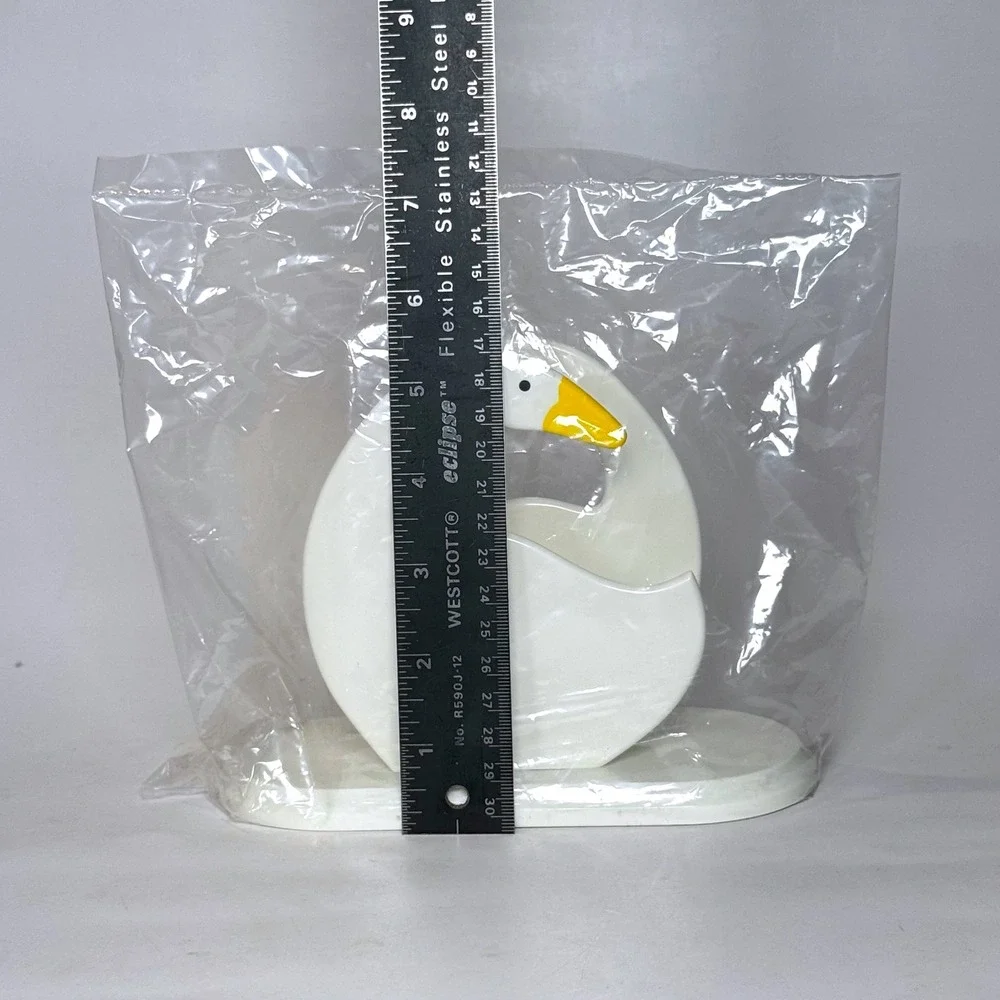 Vintage New Sealed Country Goose Geese Napkin Holder Farmhouse Cottagecore NOS